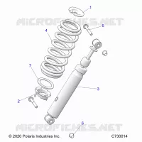 SUSPENSION, CHOQUE FRONTAL MOUNTING