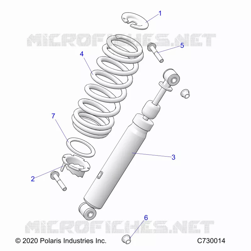 SUSPENSION, CHOQUE FRONTAL MOUNTING