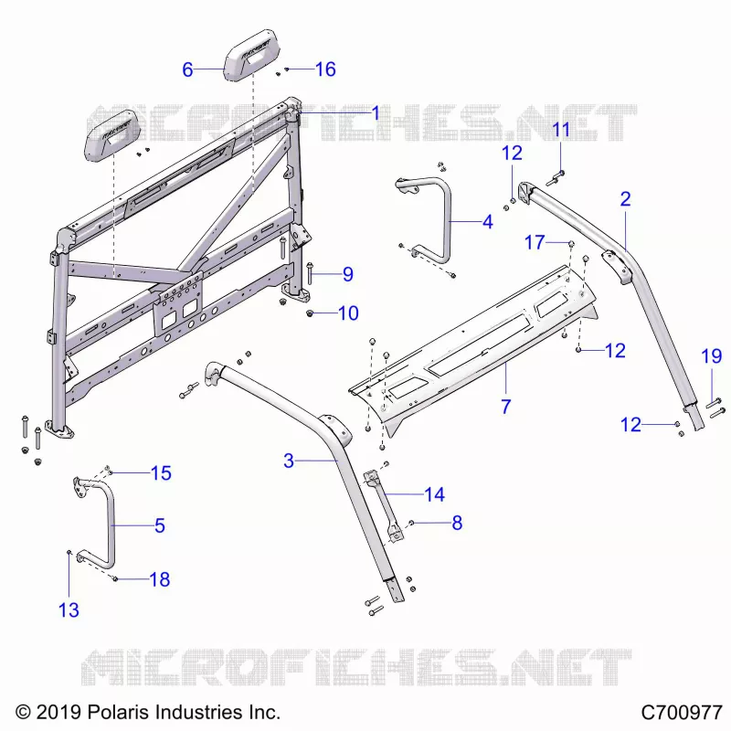 CHASSIS, CAB BASTIDOR