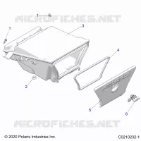 BODY, CAJA DE ALMACENAJE, REAR