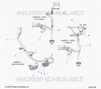 ELECTRICA, WIRE HARNESS, HOOD, ELEC. START