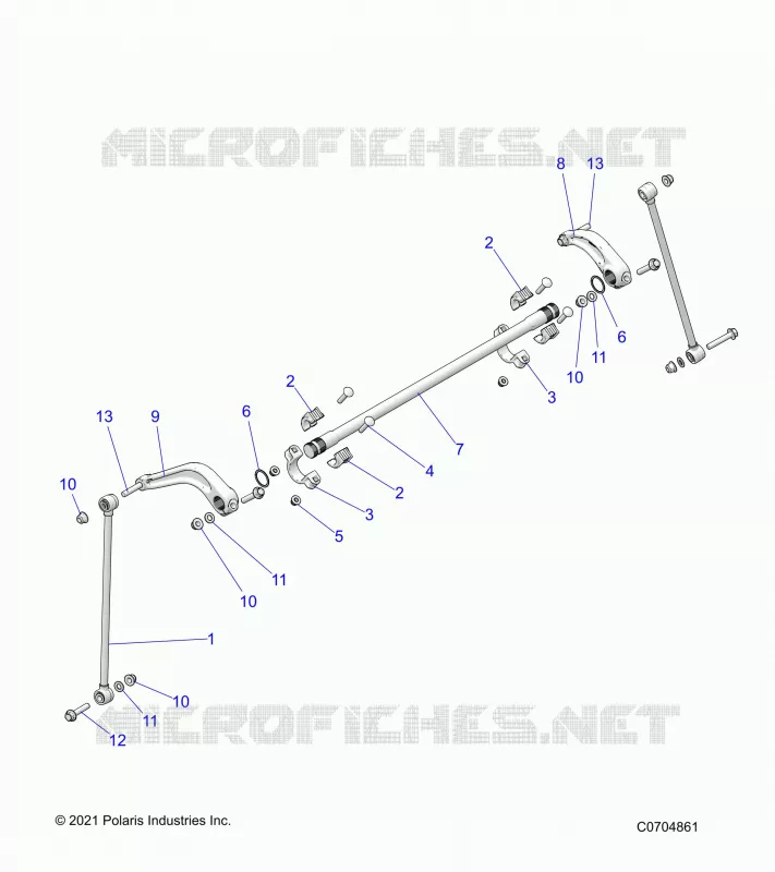 SUSPENSION, REAR BARRA ESTABILIZADORA