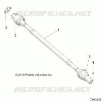 TREN, REAR PROP SHAFT