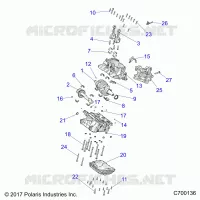 ENGINE, CRANKCASE AND CIGUEÑAL