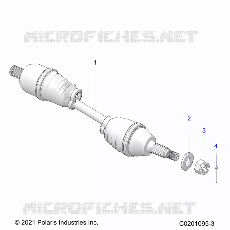 DRIVE TRAIN, HALF EJE TRASERO