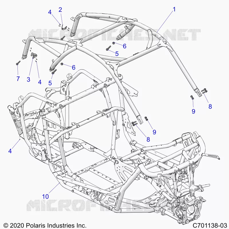 CHASSIS, CAB BASTIDOR