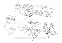 MONTAJE DE FRENO DELANTERA Magnum 2x4 W957544 (4926852685B004)
