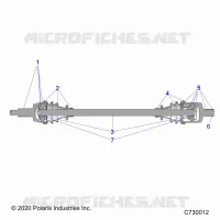 TREN, FRONT HALF SHAFT