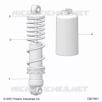 SUSPENSION, CHOQUE FRONTAL TRACK