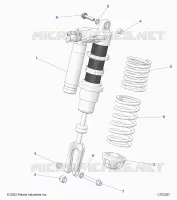 SUSPENSION, CHOQUE FRONTAL MOUNTING