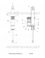 SUSPENSION, SHOCK TRASERO TRACK (7045297)