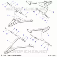 SUSPENSIÃ“N DELANTERA CONTROL ARMS