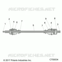 TREN, FRONT HALF SHAFT