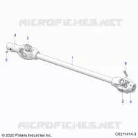 TREN, FRONT PROP SHAFT