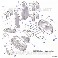 TREN, CLUTCH COVER AND DUCTING