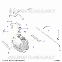 SISTEMA DE COMBUSTIBLE, FUEL TANK ASM.