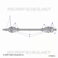TREN, FRONT HALF SHAFT