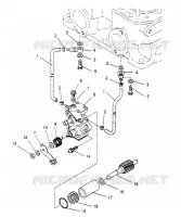 Bomba de aceite 500 CARB 0962764, 500 CARB SKS 0962564,  500 CARB SKS E96 (4931873187D004)
