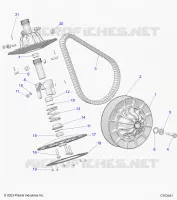 TREN, SECONDARY CLUTCH