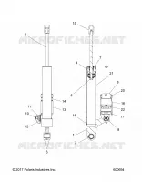 SUSPENSION, SHOCK TRASERO TRACK
