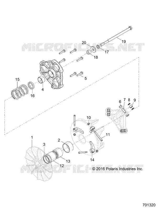 TREN, PRIMARY CLUTCH
