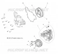 MOTOR, STATOR AND COVER