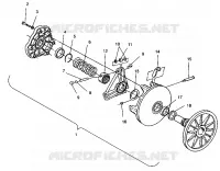 Embrague ASSEMBLY 440 XCR 0941760 (4925182518023A)