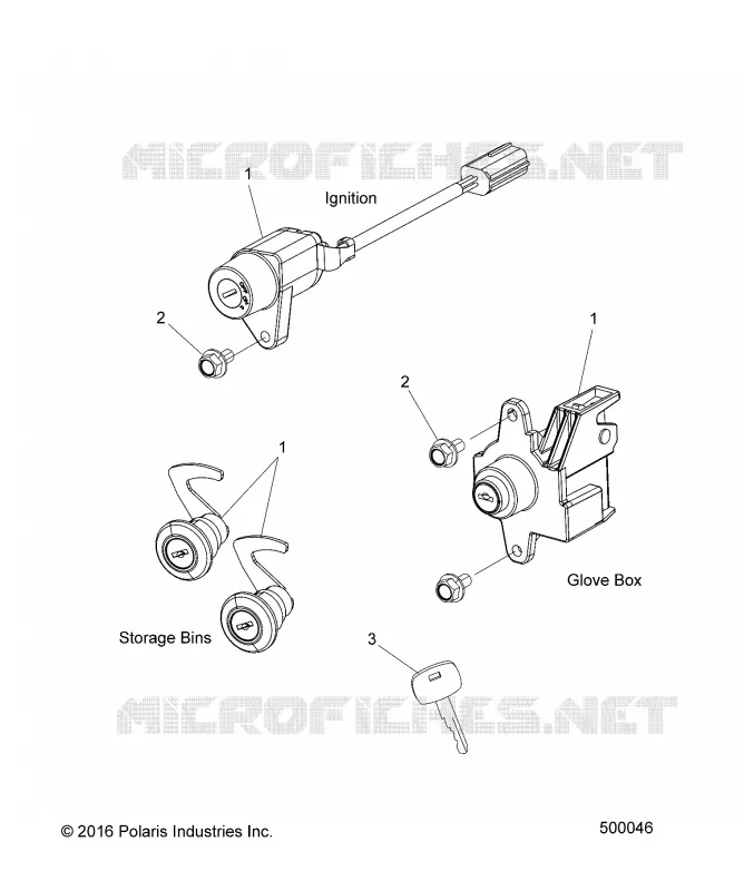 ENCENDIDO SWITCH/LOCK SET