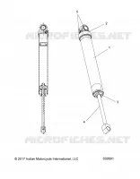 SUSPENSION, SHOCK TRASERO TRACK (SP)