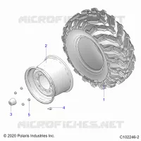 RUEDAS, REAR TIRE