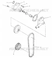 BOMBA DE AGUA WIDETRAK LX 0952064 and  EUROPEAN WIDETRAK LX E952064 (4928942894C011)