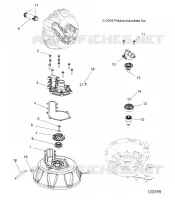 ENGINE, COOLING SYSTEM AND BOMBA DE AGUA