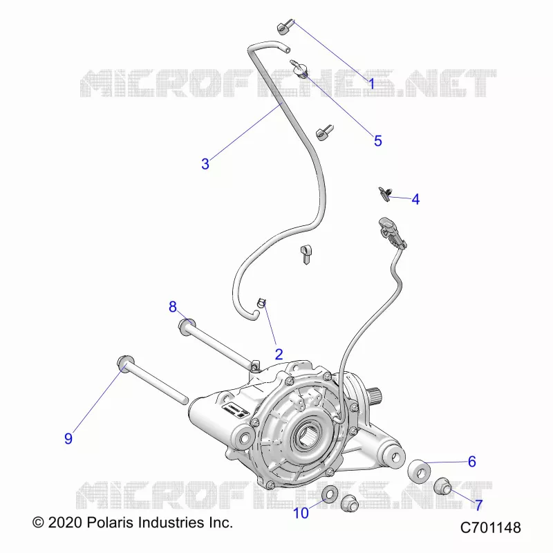 TREN, FRONT GEARCASE MOUNTING