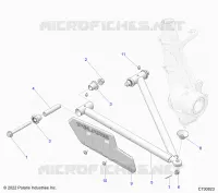 SUSPENSION, A-ARM AND PUNTAL MOUNTING
