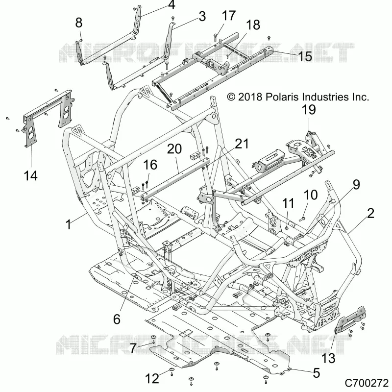CHASSIS, MAIN FRAME AND ESQUÃD PLATES