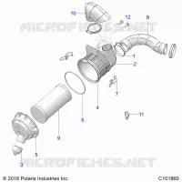 ENGINE, TOMA DE AIRE SYSTEM