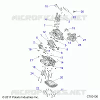 ENGINE, CRANKCASE AND CIGUEÑAL