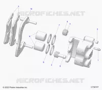 BRAKES, PINZA TRASERA