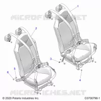 ASIENTO BELT MOUNTING