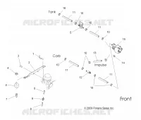 MOTOR, CARBURADOR MOUNTING AND GASOLINA LINES