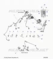 ELECTRICA, WIRE HARNESS,CHASSIS/FUSE BLOCK, ENGINE