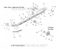 SUSPENSION, montaje en carril