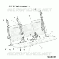ASIENTO BELT AND MOUNTING