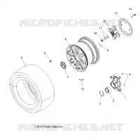 RUEDAS, REAR and HUB