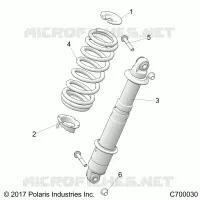 SUSPENSION TRASERA SHOCK MOUNTING