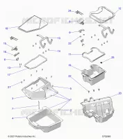 DELANTERA CAJA DE ALMACENAMIENTO