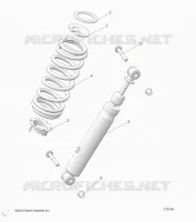 SUSPENSION, CHOQUE FRONTAL MOUNTING
