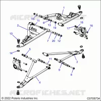 SUSPENSIÃ“N DELANTERA CONTROL ARMS