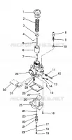 CARBURADOR 440 / 0930760 and 440 SKS / 0930560 (4922932293032A)
