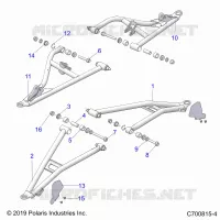 SUSPENSIÃ“N DELANTERA CONTROL ARMS